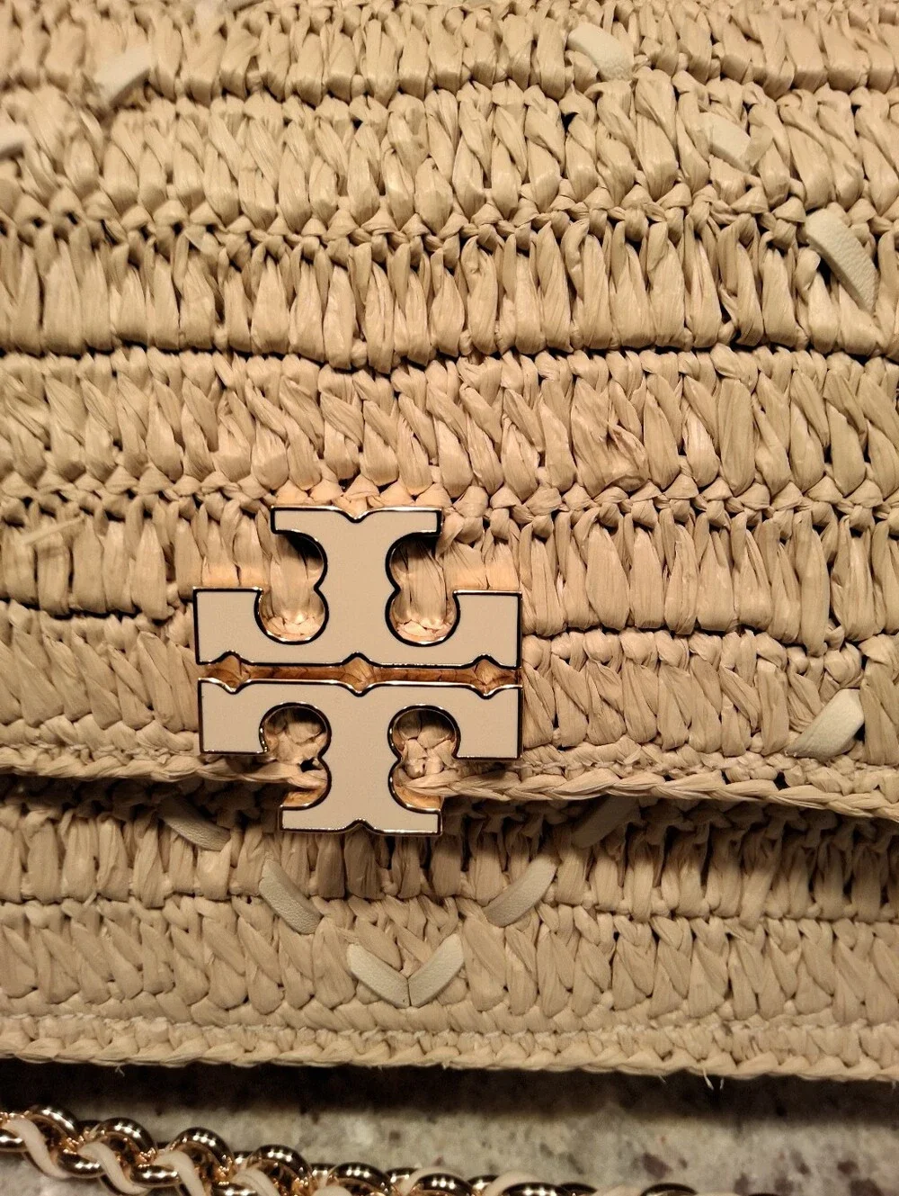 Tory Burch Britten Chain Wallet Wristlet Crossbody